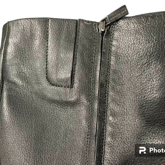 Kenneth Cole New York Tall Genuine Leather Boots Black - size 8.5 - Picture 7 of 16